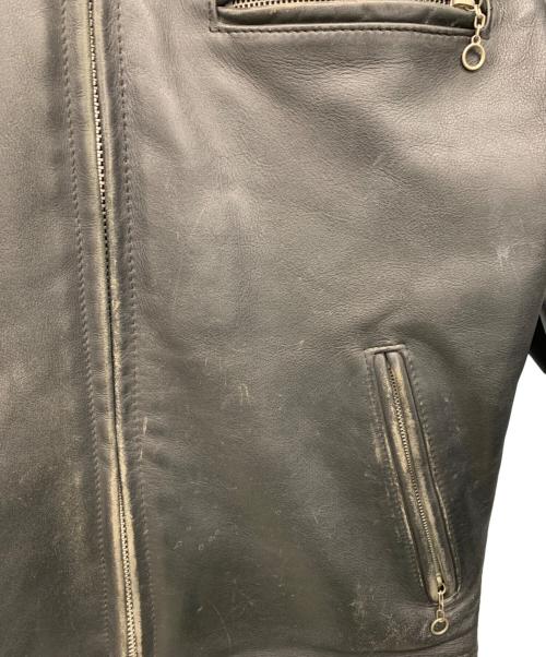Schott（ショット）Schott (ショット) シングルライダースジャケット ブラック サイズ:40の古着・服飾アイテム