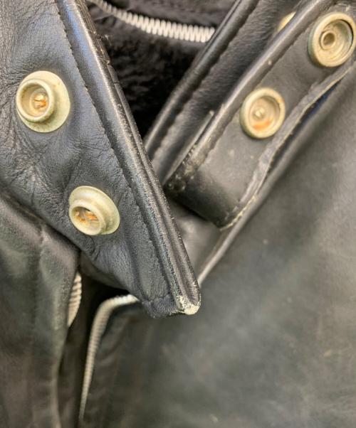 Schott（ショット）Schott (ショット) シングルライダースジャケット ブラック サイズ:40の古着・服飾アイテム