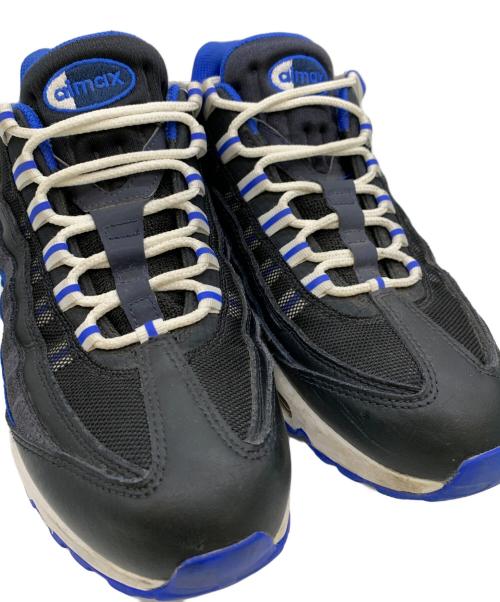NIKE（ナイキ）NIKE (ナイキ) AIR MAX 95 ブラック×ブルー サイズ:27.5の古着・服飾アイテム