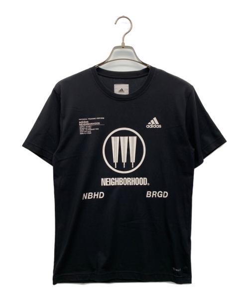 adidas（アディダス）adidas (アディダス) NEIGHBORHOOD (ネイバーフッド) Tシャツ ブラック サイズ:XSの古着・服飾アイテム