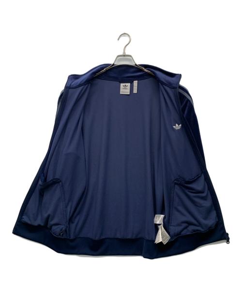 adidas（アディダス）adidas (アディダス) ベロアトラックジャケット ネイビー サイズ:Mの古着・服飾アイテム