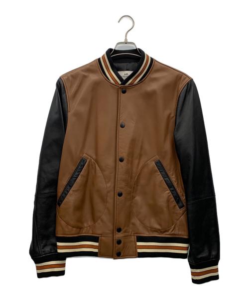 COACH（コーチ）COACH (コーチ) スタジャン ブラック×ブラウン サイズ:Mの古着・服飾アイテム