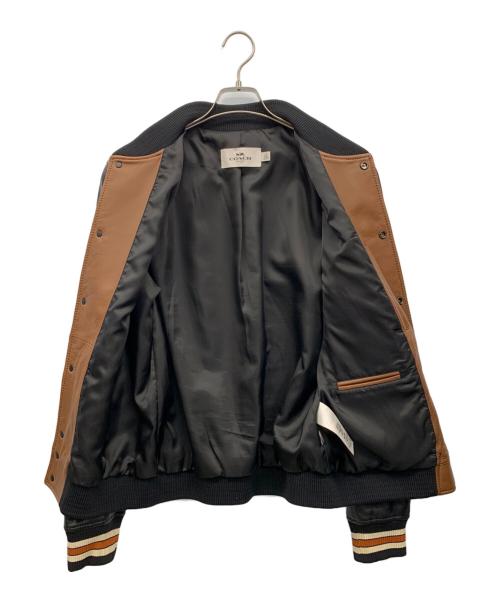 COACH（コーチ）COACH (コーチ) スタジャン ブラック×ブラウン サイズ:Mの古着・服飾アイテム
