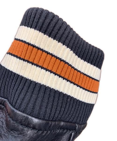 COACH（コーチ）COACH (コーチ) スタジャン ブラック×ブラウン サイズ:Mの古着・服飾アイテム