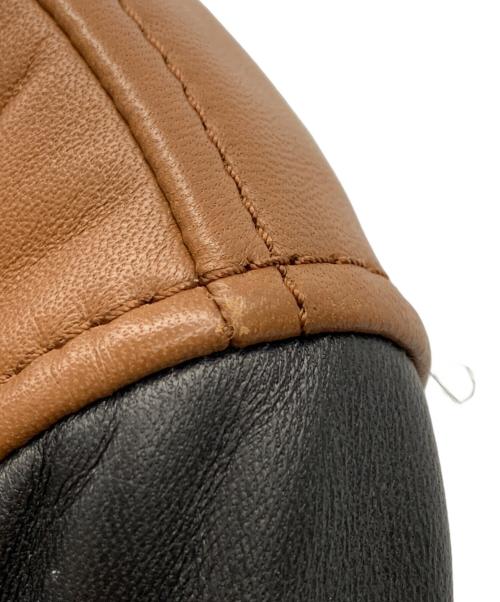 COACH（コーチ）COACH (コーチ) スタジャン ブラック×ブラウン サイズ:Mの古着・服飾アイテム