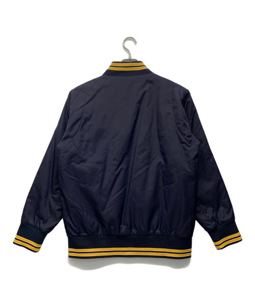 Champion（チャンピオン）Champion (チャンピオン) スタジャン ネイビー×イエロー サイズ:M 未使用品の古着・服飾アイテム