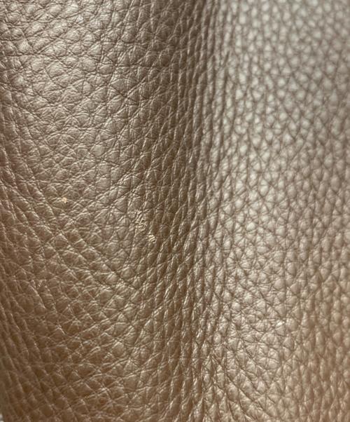 COACH（コーチ）COACH (コーチ) シングルライダースジャケット ブラウン サイズ:Mの古着・服飾アイテム