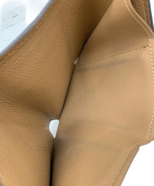 LOUIS VUITTON（ルイ ヴィトン）LOUIS VUITTON (ルイ ヴィトン) 3つ折り財布 ブラウン×ベージュの古着・服飾アイテム