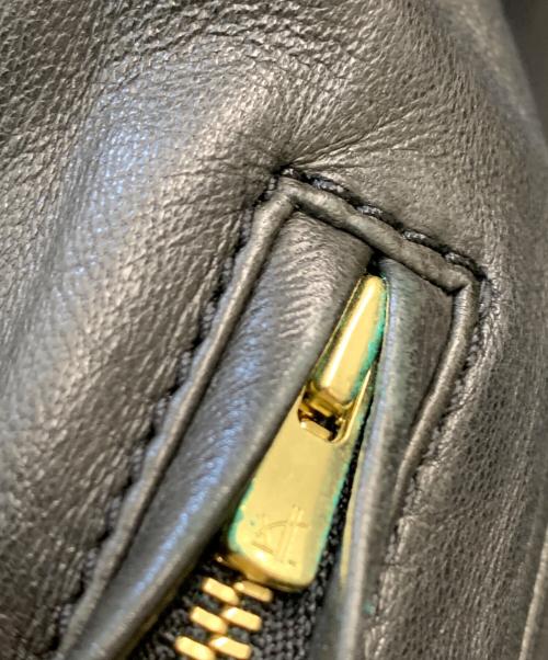 TOMORROW LAND（トゥモローランド）TOMORROW LAND (トゥモローランド) シングルライダースジャケット ブラック サイズ:36の古着・服飾アイテム