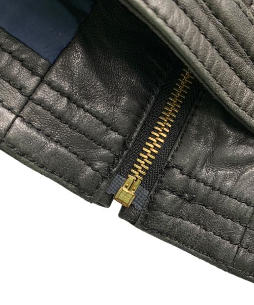 TOMORROW LAND（トゥモローランド）TOMORROW LAND (トゥモローランド) シングルライダースジャケット ブラック サイズ:36の古着・服飾アイテム