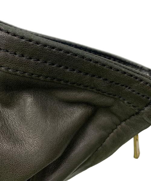 TOMORROW LAND（トゥモローランド）TOMORROW LAND (トゥモローランド) シングルライダースジャケット ブラック サイズ:36の古着・服飾アイテム