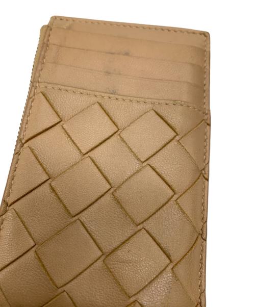 BOTTEGA VENETA（ボッテガベネタ）BOTTEGA VENETA (ボッテガベネタ) コインケース ベージュの古着・服飾アイテム