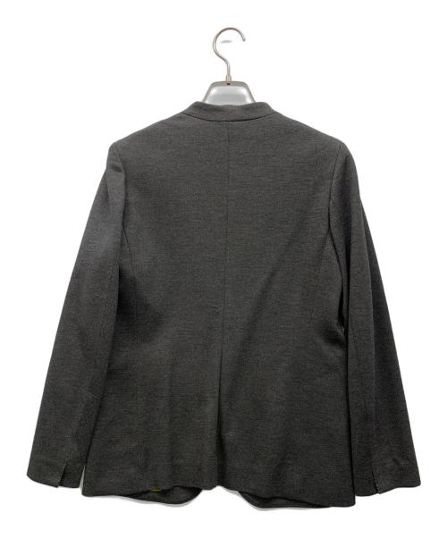 TOMORROW LAND（トゥモローランド）TOMORROW LAND (トゥモローランド) カルゼサーキュラーノーカラージャケット グレー サイズ:36の古着・服飾アイテム