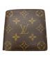 LOUIS VUITTON（ルイ ヴィトン）の古着「2つ折り財布」｜ブラウン