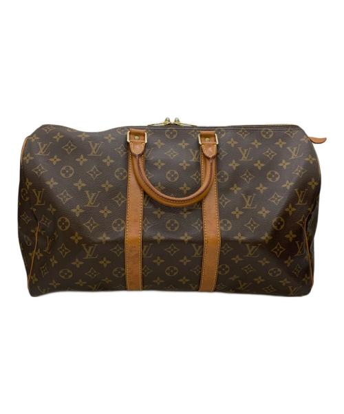 LOUIS VUITTON（ルイ ヴィトン）LOUIS VUITTON (ルイ ヴィトン) トラベルバッグ ブラウンの古着・服飾アイテム
