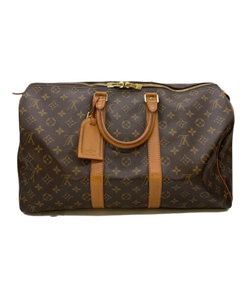 LOUIS VUITTON（ルイ ヴィトン）LOUIS VUITTON (ルイ ヴィトン) トラベルバッグ ブラウンの古着・服飾アイテム