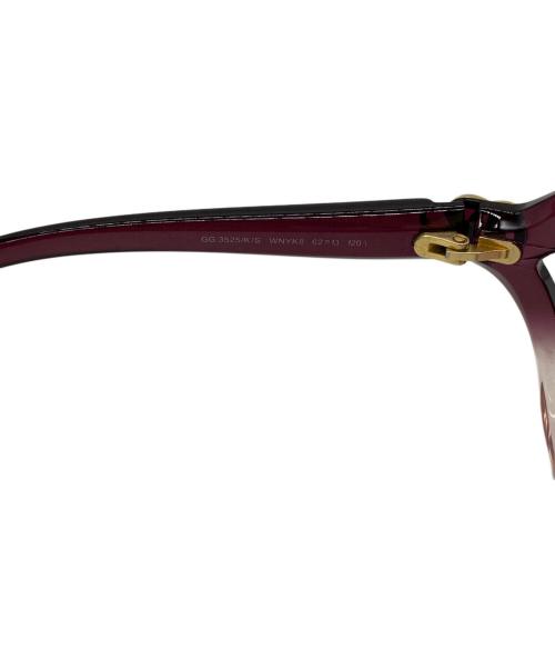 GUCCI（グッチ）GUCCI (グッチ) サングラス パープルの古着・服飾アイテム