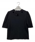 Ameriアメリ）の古着「CROWN WAFFLE TOP」｜ブラック