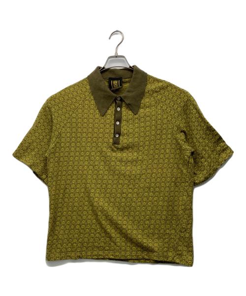 KIK WEAR（キックウェアー）KIK WEAR (キックウェアー) ポロシャツ オリーブ サイズ:Lの古着・服飾アイテム