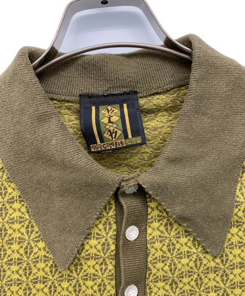 KIK WEAR（キックウェアー）KIK WEAR (キックウェアー) ポロシャツ オリーブ サイズ:Lの古着・服飾アイテム