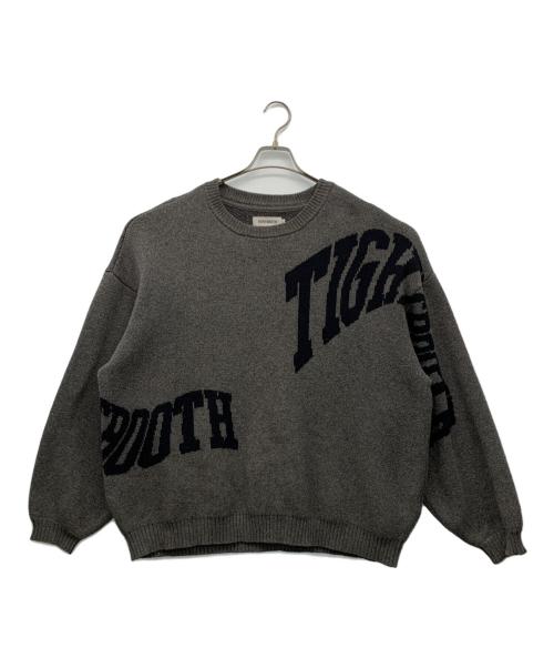 TIGHTBOOTH PRODUCTION（タイトブースプロダクション）TIGHTBOOTH PRODUCTION (タイトブースプロダクション) 厚手ニット グレー サイズ:Lの古着・服飾アイテム