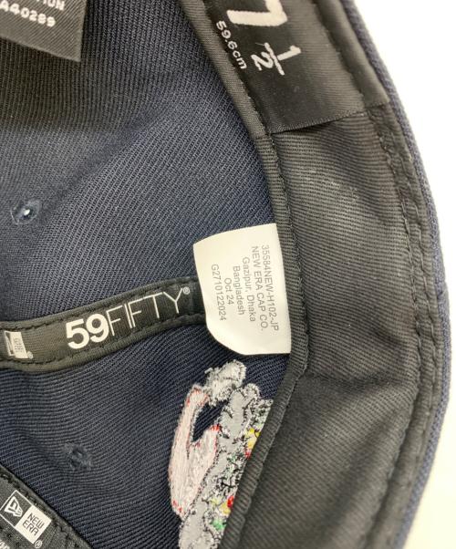 New Era（ニューエラ）New Era (ニューエラ) Supreme (シュプリーム) ボックスロゴキャップ ブラックの古着・服飾アイテム