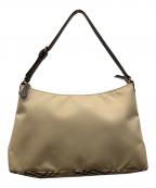 BURBERRY BLUE LABELバーバリーロンドンブルーレーベル）の古着「ハンドバッグ」｜アイボリー