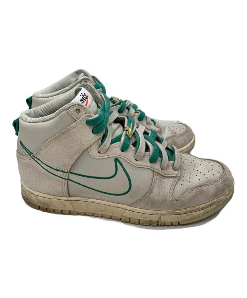 NIKE（ナイキ）NIKE (ナイキ) ハイカットスニーカー グリーン×グレー サイズ:28の古着・服飾アイテム