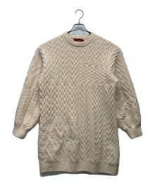 gelato pique（ジェラートピケ）の古着「スフレハートアランワンピース」｜アイボリー