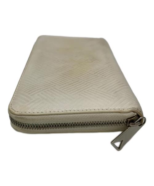 BOTTEGA VENETA（ボッテガベネタ）BOTTEGA VENETA (ボッテガベネタ) 長財布 ホワイトの古着・服飾アイテム