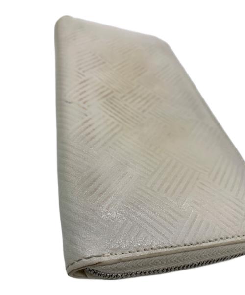BOTTEGA VENETA（ボッテガベネタ）BOTTEGA VENETA (ボッテガベネタ) 長財布 ホワイトの古着・服飾アイテム