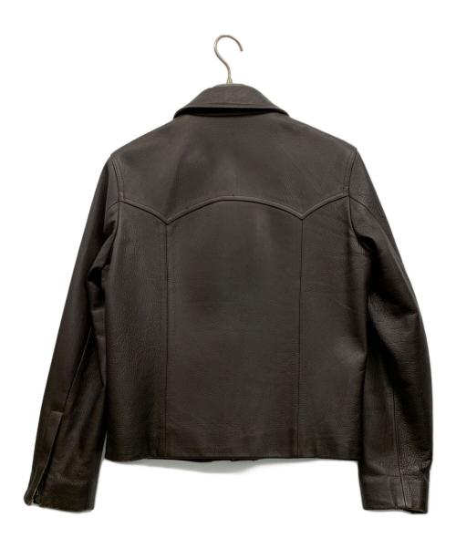 PAUL SMITH（ポールスミス）PAUL SMITH (ポールスミス) レザージャケット ブラウン サイズ:Mの古着・服飾アイテム