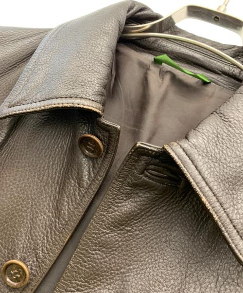 PAUL SMITH（ポールスミス）PAUL SMITH (ポールスミス) レザージャケット ブラウン サイズ:Mの古着・服飾アイテム