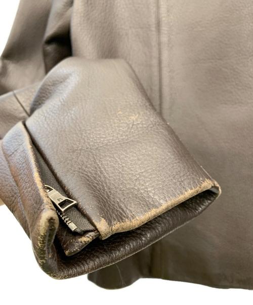 PAUL SMITH（ポールスミス）PAUL SMITH (ポールスミス) レザージャケット ブラウン サイズ:Mの古着・服飾アイテム