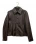 PAUL SMITH（ポールスミス）の古着「レザージャケット」｜ブラウン