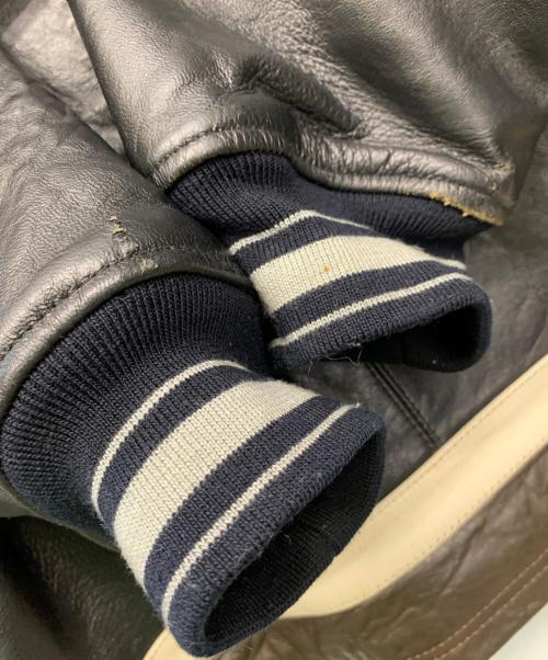 AVIREX（アヴィレックス）AVIREX (アヴィレックス) レザージャケット ブラック サイズ:2XLの古着・服飾アイテム