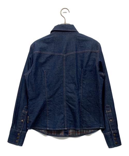 BURBERRY LONDON（バーバリーロンドン）BURBERRY LONDON (バーバリーロンドン) デニムウエスタンシャツ インディゴ サイズ:42の古着・服飾アイテム