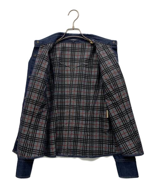 BURBERRY LONDON（バーバリーロンドン）BURBERRY LONDON (バーバリーロンドン) デニムウエスタンシャツ インディゴ サイズ:42の古着・服飾アイテム