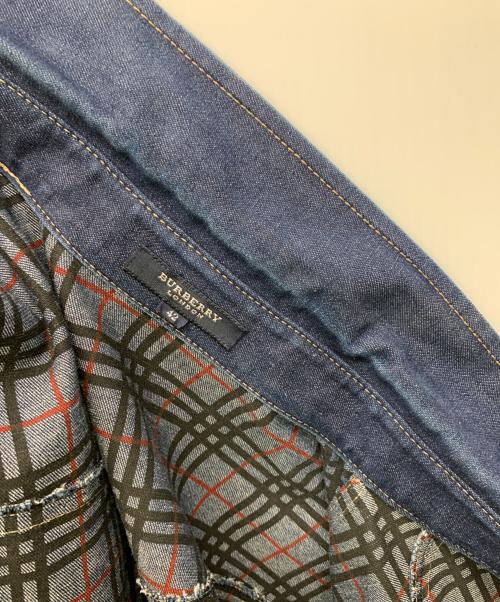 BURBERRY LONDON（バーバリーロンドン）BURBERRY LONDON (バーバリーロンドン) デニムウエスタンシャツ インディゴ サイズ:42の古着・服飾アイテム