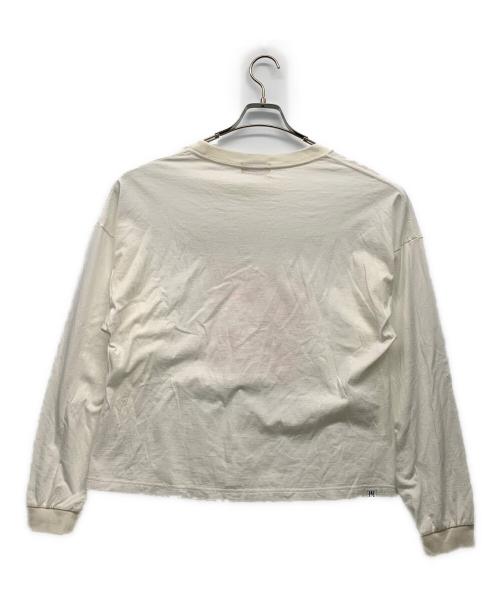 Hysteric Glamour（ヒステリックグラマー）Hysteric Glamour (ヒステリックグラマー) ロングスリーブカットソー ホワイト サイズ:Freeの古着・服飾アイテム