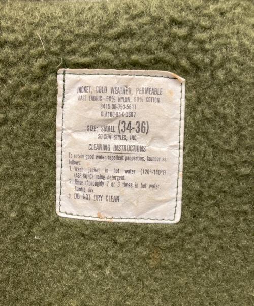 海軍 A-2（海軍 A-2）海軍 A-2 (海軍 A-2) ミリタリージャケット オリーブ サイズ: S 34-36の古着・服飾アイテム