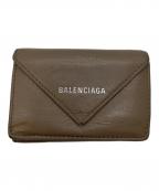 BALENCIAGAバレンシアガ）の古着「コンパクトウォレット」｜ベージュ