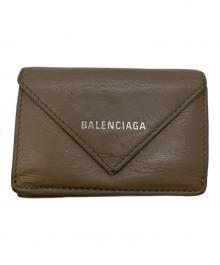 BALENCIAGA（バレンシアガ）の古着「コンパクトウォレット」｜ベージュ