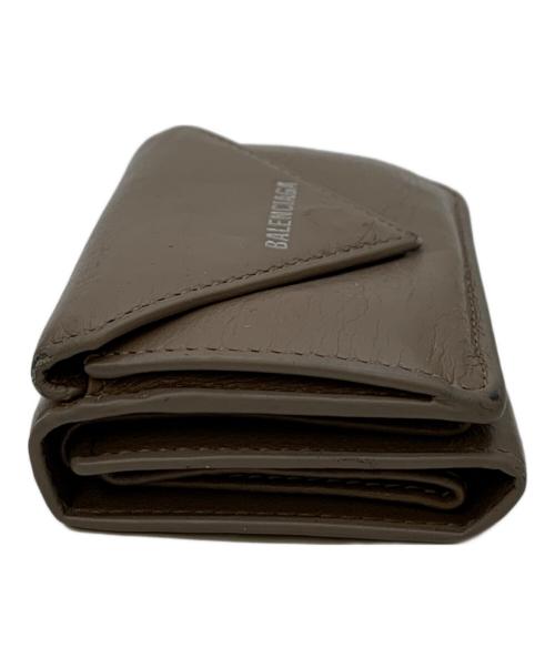 BALENCIAGA（バレンシアガ）BALENCIAGA (バレンシアガ) コンパクトウォレット ベージュの古着・服飾アイテム