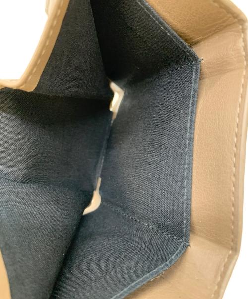 BALENCIAGA（バレンシアガ）BALENCIAGA (バレンシアガ) コンパクトウォレット ベージュの古着・服飾アイテム