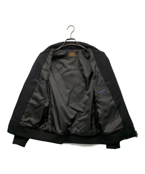 skookum（スクーカム）SKOOKUM (スクーカム) NICOLE (ニコル) レザー切り替えスタジャン ブラック サイズ:46の古着・服飾アイテム