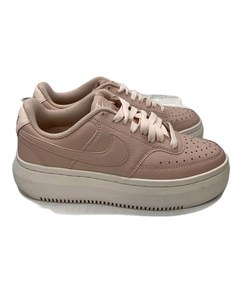 NIKE（ナイキ）NIKE (ナイキ) COURT VISION ALTA ピンク サイズ:24の古着・服飾アイテム