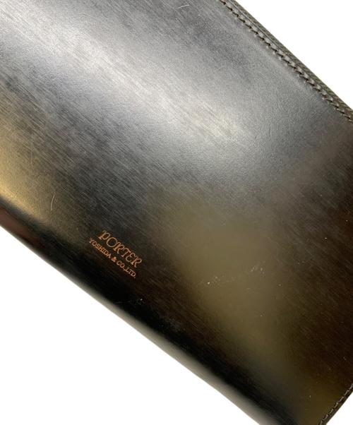 PORTER（ポーター）PORTER (ポーター) ラウンドファスナー財布 ブラックの古着・服飾アイテム