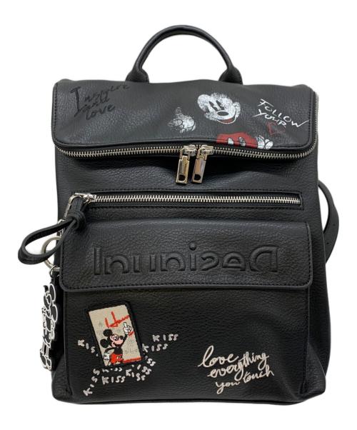 Desigual（デシグアル）Desigual (デシグアル) ミドルバックパック ブラックの古着・服飾アイテム