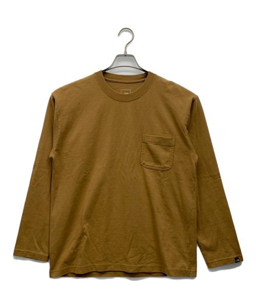 THE NORTH FACE（ザ ノース フェイス）THE NORTH FACE (ザ ノース フェイス) L/S Heavy Cotton Tee ブラウン サイズ:L 未使用品の古着・服飾アイテム